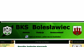 What Bksbobrzanie.pl website looked like in 2016 (8 years ago)