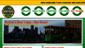 What Bostonsupertours.com website looked like in 2016 (8 years ago)