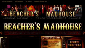 What Beachersmadhouse.com website looked like in 2016 (8 years ago)
