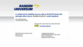 What Bandenuniversum.nl website looked like in 2016 (8 years ago)