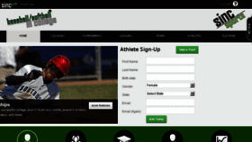 What Baseball.sincsports.com website looked like in 2016 (8 years ago)