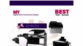 What Bestinfotech.co.in website looked like in 2016 (9 years ago)