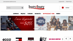 What Butyibuty.pl website looked like in 2016 (8 years ago)