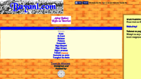 What Bayani.com website looked like in 2016 (8 years ago)