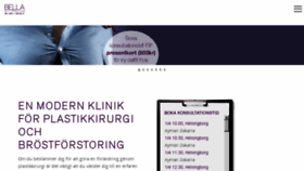 What Bellakliniken.com website looked like in 2016 (8 years ago)