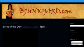 What Bjunkyard.com website looked like in 2016 (8 years ago)