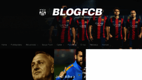 What Blogfcb.com website looked like in 2016 (8 years ago)