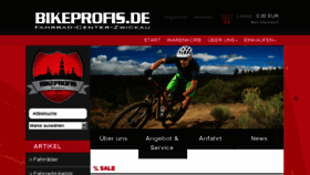 What Bikeprofis.de website looked like in 2016 (8 years ago)