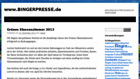What Bingerpresse.de website looked like in 2016 (8 years ago)