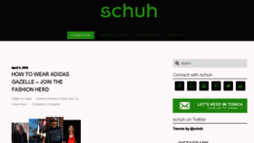 What Blog.schuh.co.uk website looked like in 2016 (8 years ago)