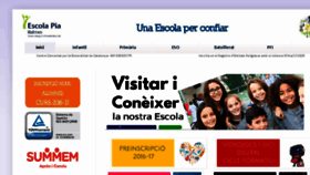 What Balmes.escolapia.cat website looked like in 2016 (8 years ago)