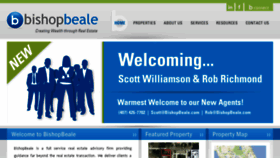 What Bishopbeale.com website looked like in 2016 (8 years ago)