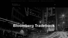 What Bloombergtradebook.com website looked like in 2016 (8 years ago)