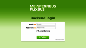 What Backend.meinfernbus.de website looked like in 2016 (8 years ago)