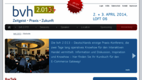 What Bvh2013.de website looked like in 2016 (8 years ago)