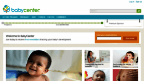 What Babycentre.in website looked like in 2016 (8 years ago)