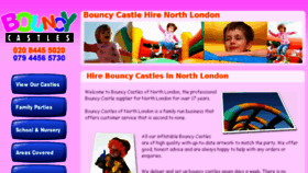 What Bouncycastles.org.uk website looked like in 2016 (8 years ago)