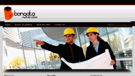 What Bongataconstruction.co.za website looked like in 2016 (8 years ago)