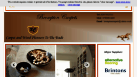 What Bromptoncarpets.co.uk website looked like in 2016 (8 years ago)