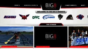 What Big8conference.com website looked like in 2016 (8 years ago)