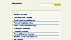What Billpoint.in website looked like in 2016 (8 years ago)