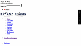 What Beaconhotels.com website looked like in 2016 (8 years ago)