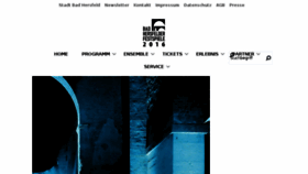 What Bad-hersfelder-festspiele.de website looked like in 2016 (8 years ago)