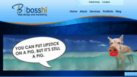 What Bosshi.com website looked like in 2016 (8 years ago)
