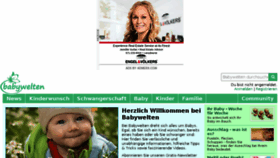 What Babywelten.ch website looked like in 2016 (8 years ago)