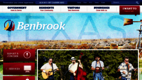 What Benbrook-tx.gov website looked like in 2016 (8 years ago)