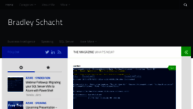 What Bradleyschacht.com website looked like in 2016 (8 years ago)