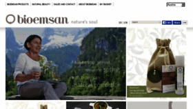 What Bioemsan.com website looked like in 2016 (8 years ago)