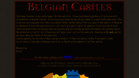 What Belgiancastles.be website looked like in 2016 (8 years ago)