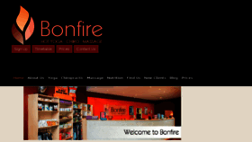 What Bonfireyoga.com.au website looked like in 2016 (8 years ago)
