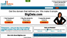 What Bigdata.com website looked like in 2016 (8 years ago)