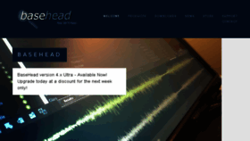 What Baseheadinc.com website looked like in 2016 (8 years ago)