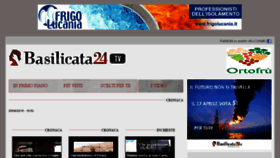 What Basilicata24tv.com website looked like in 2016 (8 years ago)
