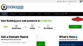 What Bdomains.com website looked like in 2016 (8 years ago)