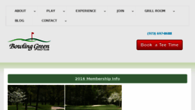 What Bowlinggreengolf.com website looked like in 2016 (8 years ago)