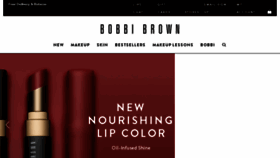 What Bobbibrown.co.uk website looked like in 2016 (8 years ago)