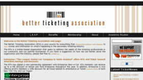 What Betterticketing.com website looked like in 2016 (8 years ago)