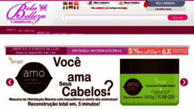 What Belabelleza.com.br website looked like in 2016 (8 years ago)