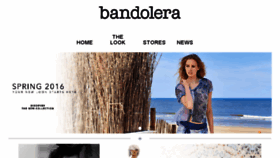 What Bandolera.com website looked like in 2016 (8 years ago)
