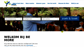 What Be-more.nl website looked like in 2016 (8 years ago)