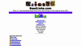What Beadlinks.com website looked like in 2016 (8 years ago)