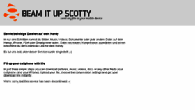 What Beam-it-up-scotty.com website looked like in 2016 (8 years ago)