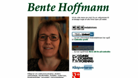 What Bentehoffmann.dk website looked like in 2016 (8 years ago)