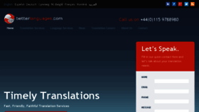 What Betterlanguages.com website looked like in 2016 (8 years ago)