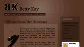 What Betty-kay.at website looked like in 2016 (8 years ago)