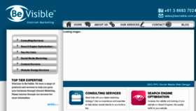 What Bevisible.com.au website looked like in 2016 (8 years ago)